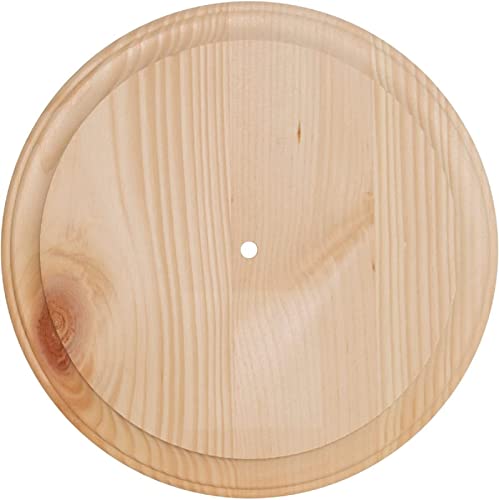 Walnut Hollow Clock Surface, Round, Wood
