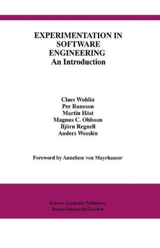 Experimentation in Software Engineering: An Introduction (International Series in Software Engineering)