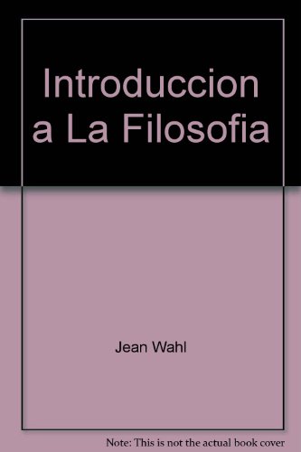 Introduccion a La Filosofia