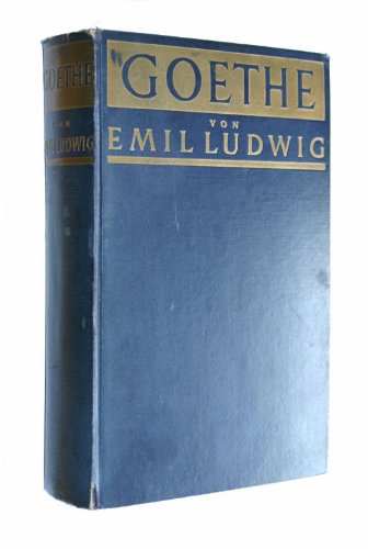 GOETHE Geschichte Eines Menschen