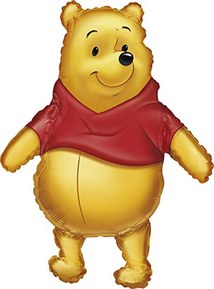 Anagram International 833501 Big As Life Pooh Shape Balloon Pack, 29"