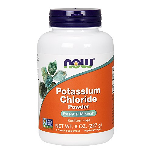 Book Cover Now Foods: Potassium Chloride Powder Table Salt Substitute, 8 oz (2 pack)