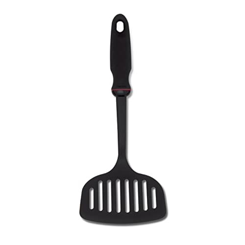 Book Cover Norpro 1705 , Black Grip-Ez Slotted Spatula Dishwasher Safe, 1.8 x 11.8 x 4.8 inches