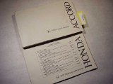 1999 Honda Accord Sedan Owners Manual