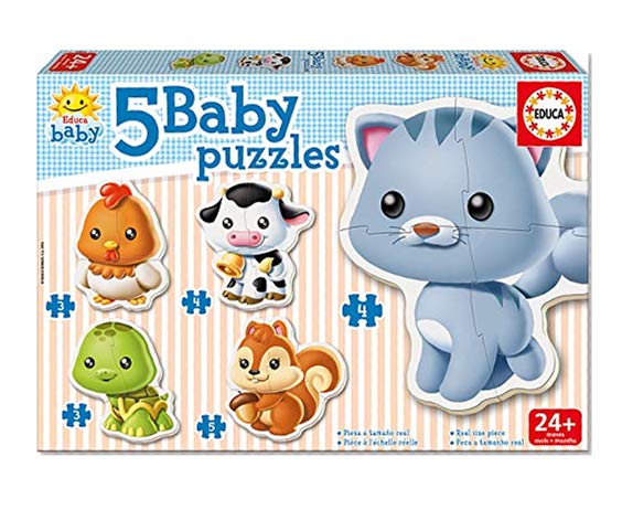 Educa - 13473 - Puzzle Baby Animaux