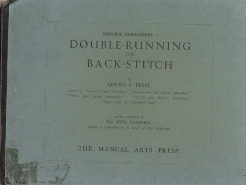 English Embroidery. I. Double Running or Back Stitch