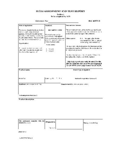 IECEX 60079-1 Ed. 3.0 en:2002, Assessment and Test Report (ATR) for IEC 60079-1 ed.3.0 (1990), am1 (1993) and am2 (1998) - Electrical apparatus for ... test of flameproof enclosures of electrical
