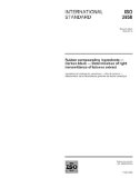 ISO 3858:2004, Rubber compounding ingredients - Carbon black - Determination of light transmittance of toluene extract