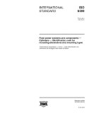 ISO 6099:2001, Fluid power systems and components - Cylinders - Identification code for mounting dimensions and mounting types