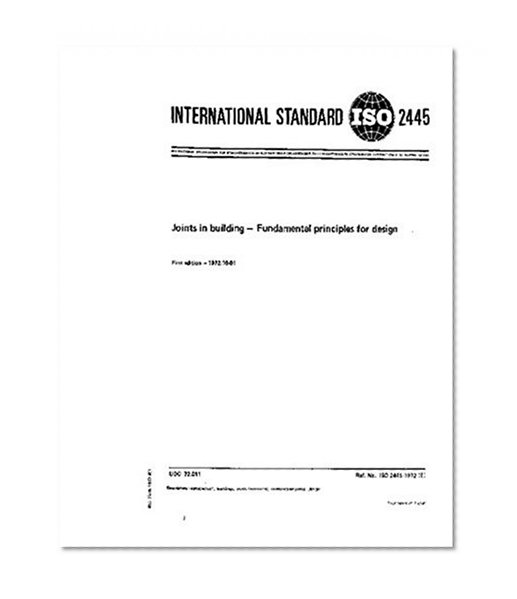 ISO 2445:1972, Joints in building -- Fundamental principles for design