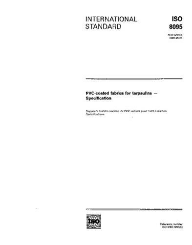 ISO 8095:1990, PVC-coated fabrics for tarpaulins -- Specification