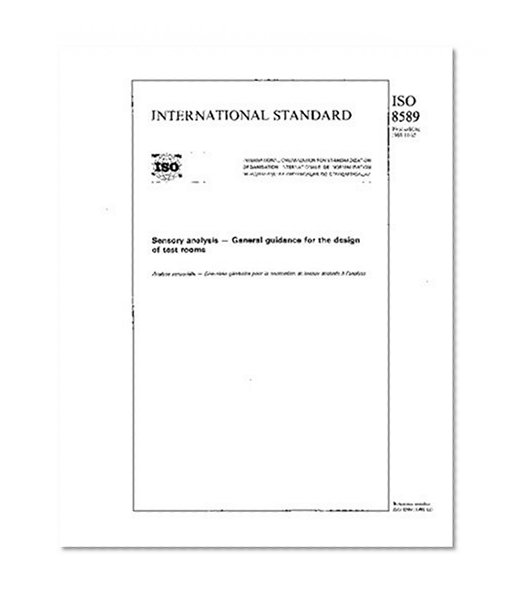 ISO 8589:1988, Sensory analysis -- General guidance for the design of test rooms