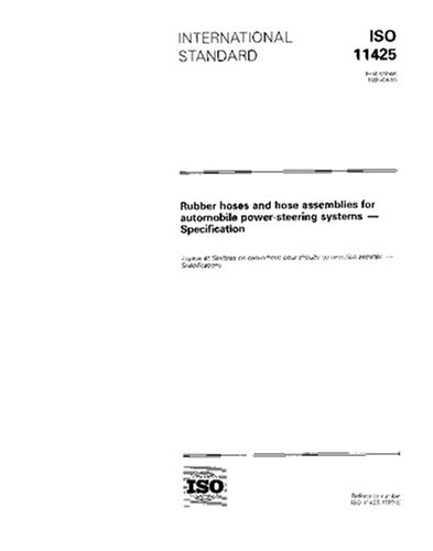 ISO 11425:1996, Rubber hoses and hose assemblies for automobile power-steering systems - Specification