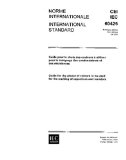 IEC 60425 Ed. 1.0 b:1973, Guide for the choice of colours to be used for the marking of capacitors and resistors