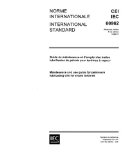 IEC 60962 Ed. 1.0 b:1988, Maintenance and use guide for petroleum lubricating oils for steam turbines