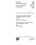IEC 60034-18-1 Ed. 1.0 b:1992, Rotating electrical machines - Part 18: Functional evaluation of insulation systems - Section 1: General guidelines