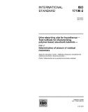 ISO 17190-2:2001, Urine-absorbing aids for incontinence - Test methods for characterizing polymer-based absorbent materials - Part 2: Determination of amount of residual monomers
