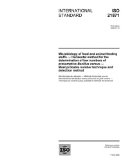 ISO 21871:2006, Microbiology of food and animal feeding stuffs - Horizontal method for the determination of low numbers of presumptive Bacillus cereus ... number technique and detection method