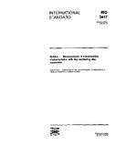 ISO 3417:1991, Rubber - Measurement of vulcanization characteristics with the oscillating disc curemeter