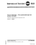 ISO 3530:1979, Vacuum technology -- Mass-spectrometer-type leak-detector calibration
