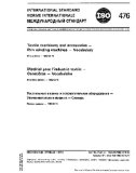 ISO 476:1982, Textile machinery and accessories -- Pirn winding machines -- Vocabulary