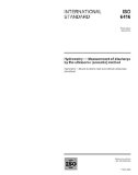 ISO 6416:2004, Hydrometry - Measurement of discharge by the ultrasonic (acoustic) method