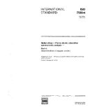 ISO 7530-4:1990, Nickel alloys - Flame atomic absorption spectrometric analysis - Part 4: Determination of copper content