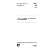 ISO 863:1990, Cement -- Test methods -- Pozzolanicity test for pozzolanic cements