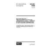 ISO/IEC 10030:1995, Information technology - Telecommunications and information exchange between systems - End System Routeing Information Exchange Protocol for use in conjunction with ISO/IEC 8878
