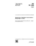 ISO/TR 11656:1993, Measurement of liquid flow in open channels - Mixing length of a tracer