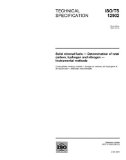 ISO/TS 12902:2001, Solid mineral fuels - Determination of total carbon, hydrogen and nitrogen - Instrumental methods