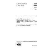 ISO 11441:1995, Lead sulfide concentrates -- Determination of lead content -- Back titration of EDTA after precipitation of lead sulfate