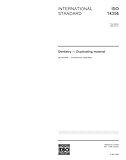 ISO 14356:2003, Dentistry - Duplicating material