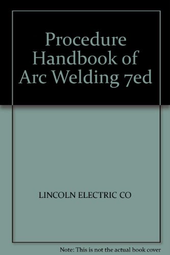 Procedure Handbook of Arc Welding 7ed