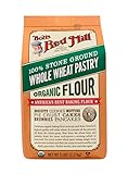 Bob's Red Mill Organic Pastry Flour Whole Wheat 5 lb, 80 Ounce