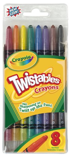 Book Cover Crayola Twistables Crayons -8/Pkg