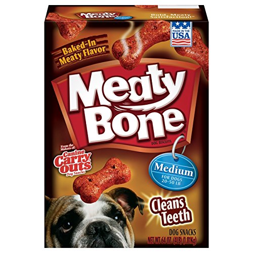 Book Cover Meaty Bone Medium Dog Snacks, 64-Ounce