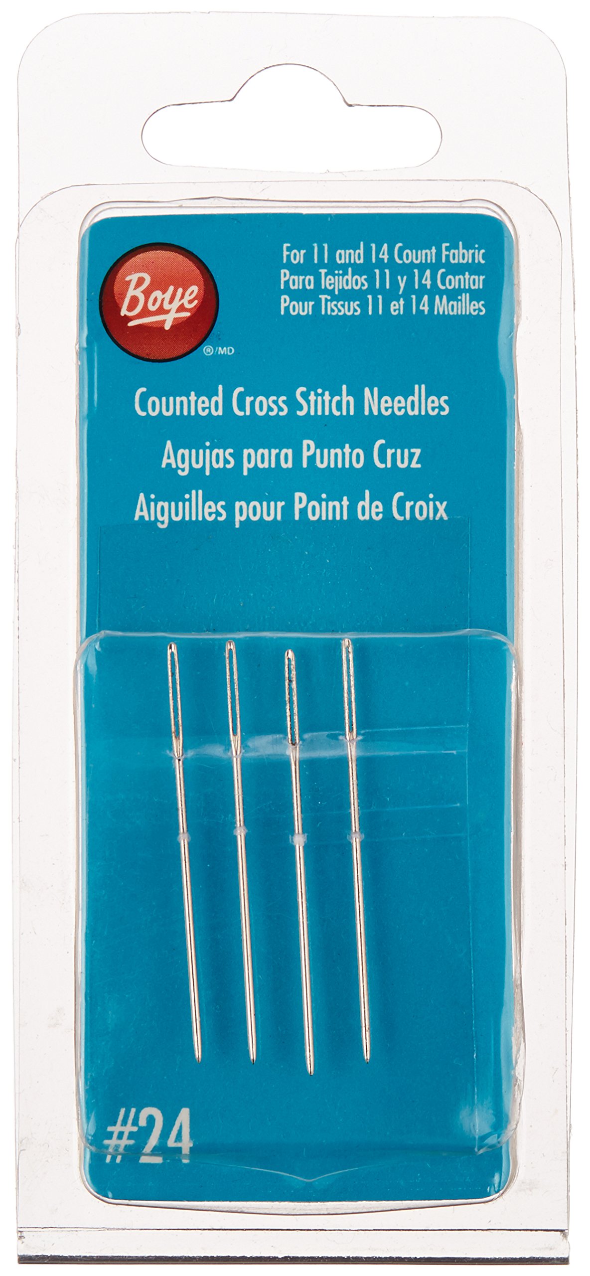 Book Cover Wright Products Cross Stitch Hand Needles-Size 24 4/Pkg (3507503000M)
