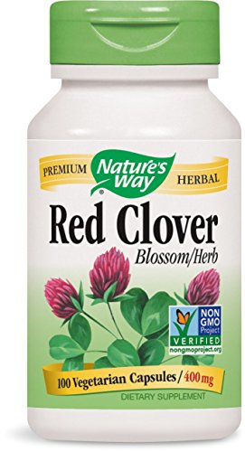 Natures Way Red Clover Blossom, 400mg 100 Capsules