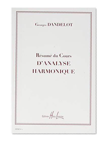 Résumé cours analyse harmonique
