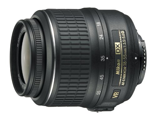 Nikon 18-55mm f/3.5-5.6G AF-S DX VR Nikkor Zoom Lens - White Box (New) (Bulk Packaging)