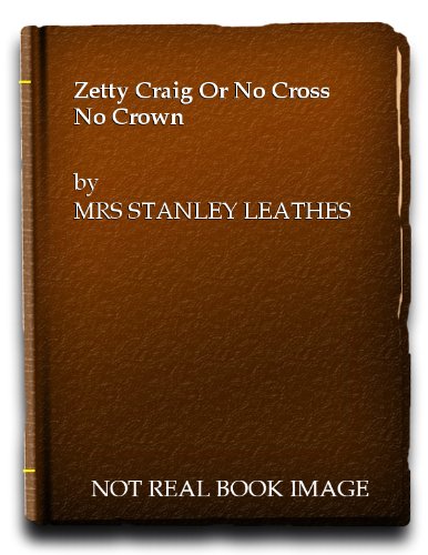 Book Cover Zetty Craig Or No Cross No Crown