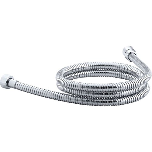 KOHLER K-8593-CP MasterShower 72" Metal Extra Long Shower Hose Replacement, Flexible Design, Durable, Easy Installation, Polished Chrome