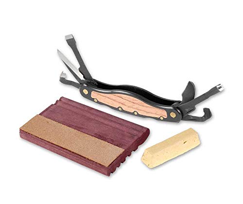 Book Cover FLEXCUT Right-Handed Carvin' Jack, Folding Multi-Tool for Woodcarving, 4 1/4 inch Closed Length, 6 Blades Included (JKN91) *Discontinued*