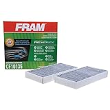 FRAM Fresh Breeze Cabin Air Filter CF10135 with Arm & Hammer Baking Soda, for Select Honda Vehicles, white