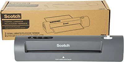 Book Cover Scotch Thermal Laminator, 2 Roller System for a Professional Finish, Laminate up to 9