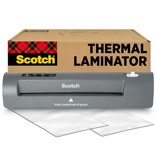 Scotch Thermal Laminator, 2 Roller System for a Professional Finish, Laminate up to 9" Wide (TL901)