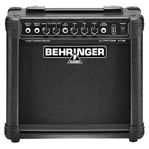 Behringer ULTRATONE KT108 Ultra-Compact 15 Watt Keyboard Amplifier with VTC-Technology and Original 8" Bugera Speaker