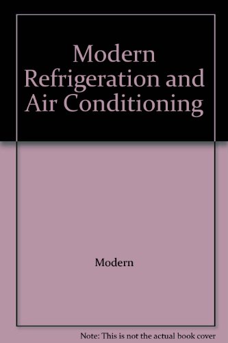 Modern Refrigeration and Air Conditioning