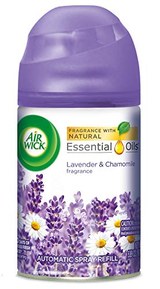Air Wick Pure Freshmatic Refill Automatic Spray, Lavender & Chamomile, 1ct, Air Freshener, Essential Oil, Odor Neutralization, Packaging May Vary